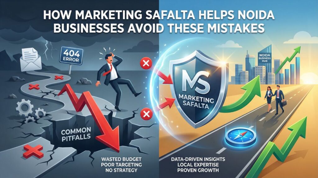 How Marketing Safalta Helps Noida Businesses Avoid These Mistakes