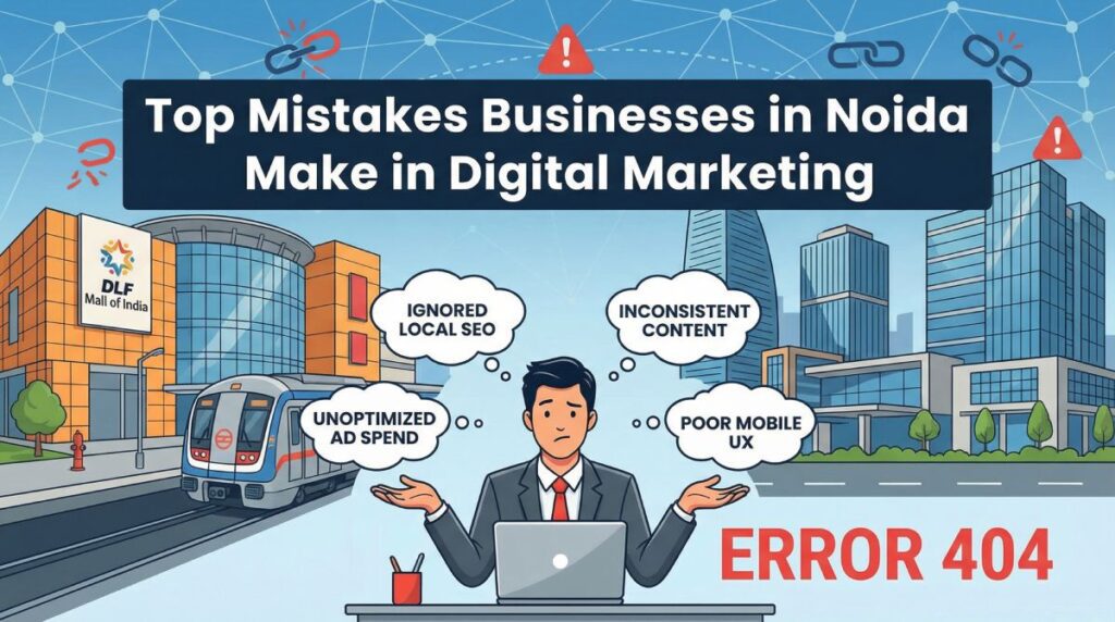Top mistakes businesses in Noida make in digital marketing